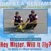 Order your aeromodelling books by Bob Benjamin right here!